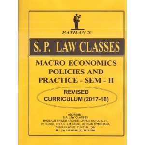 Pathan's Macro Economics Policies And Practices- Sem-II By Prof. A. U. Pathan | S. P. Law Classes
